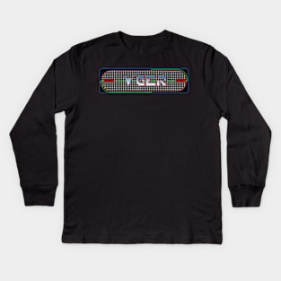 V'GER - Tron Video Game Marquee Kids Long Sleeve T-Shirt